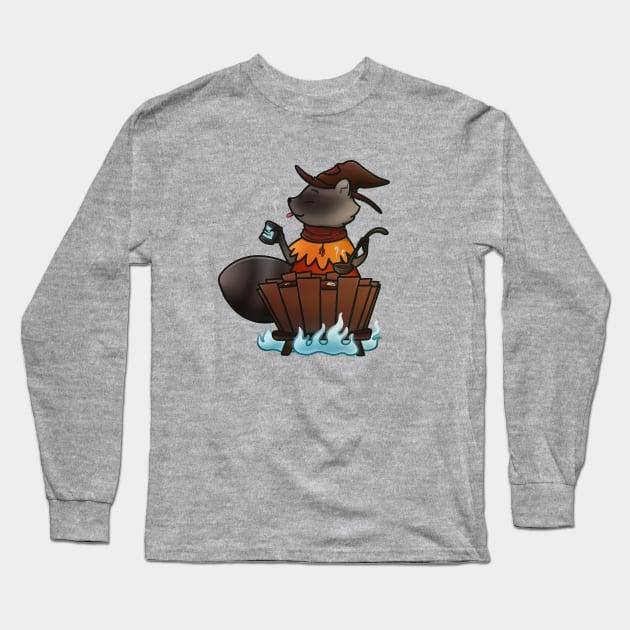 Fall Witch Long Sleeve T-Shirt by candice-allen-art